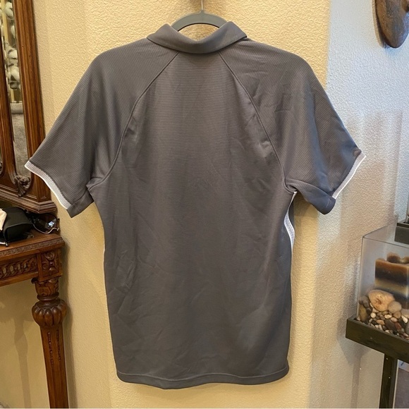 UNDER ARMOUR Men Gray UCLA Embroidery Polo Short Sleeve Top Size Medium - Picture 5 of 7